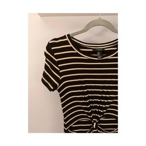 Forever 21 Stripped Knot Cutout Dress